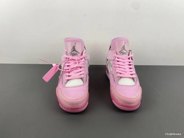 OFF-WHITE PINK 4 X JORDAN 0803